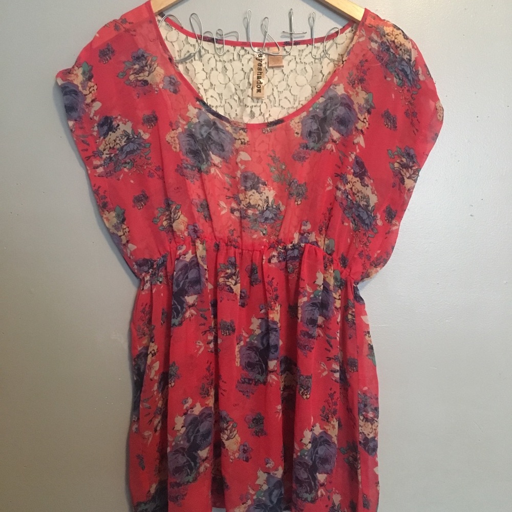 Floral Juniors Top